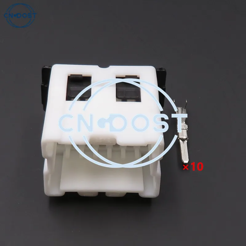 

1 Set 10 Pin Auto Electrical Wiring Harness Socket Connector AC Assembly 7222-6717 7223-6717