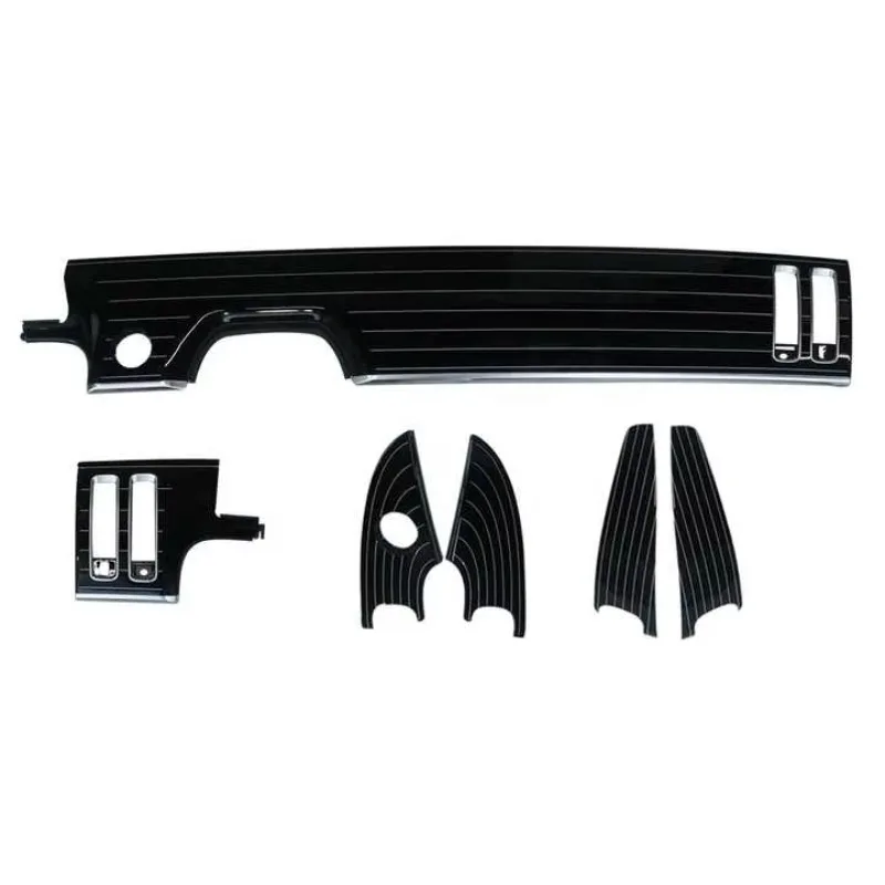 

For W223 S-Class Piano Black Trim Kit - Carbon Fiber Interior Panels, Plug-and-Play for Maybach Edition