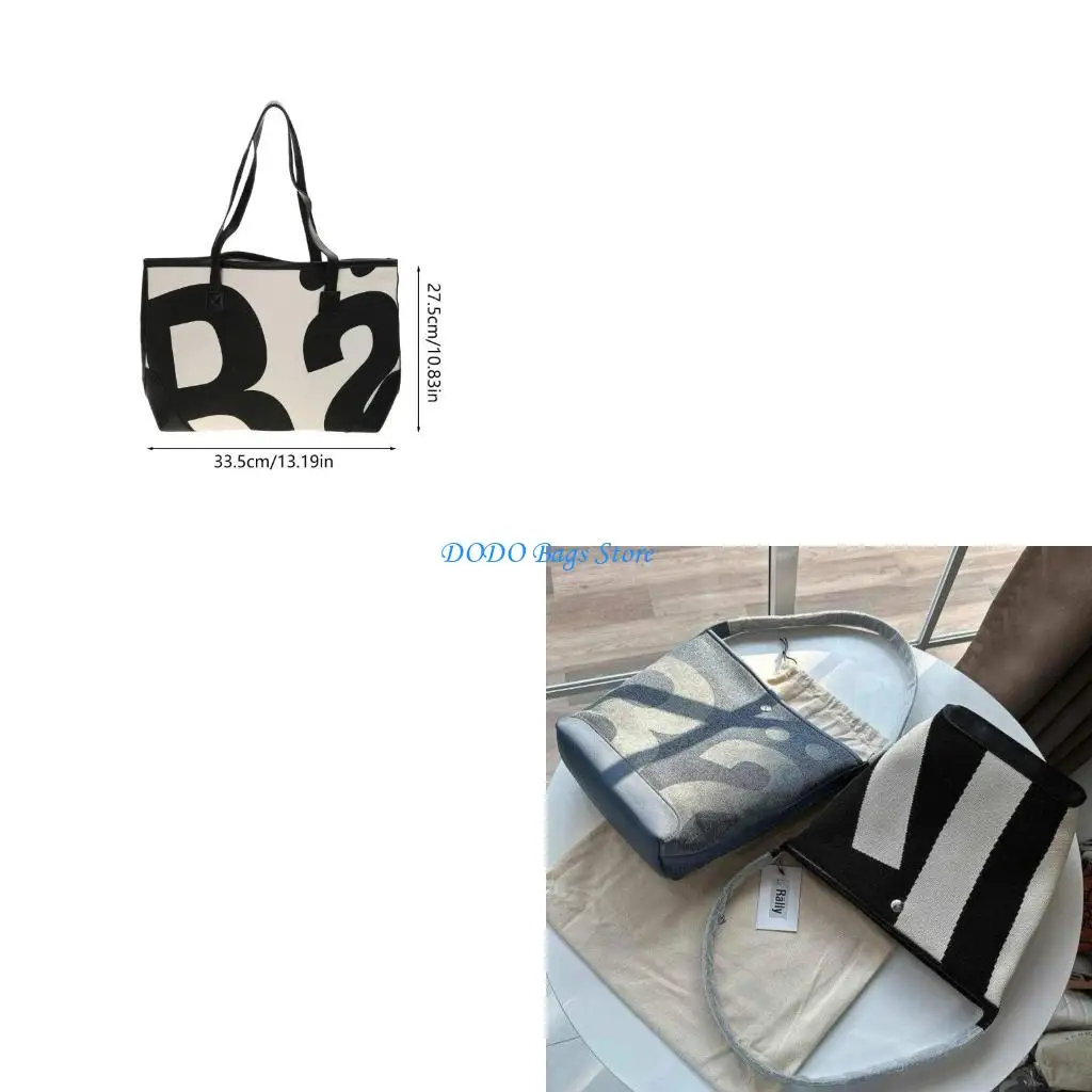 

Womens Shoulder Bag Large Capacity Handbag Armpit Bag Patchworks Commuting Bag