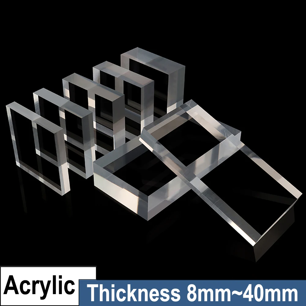 

1Pcs 8mm~40mm Transparent Acrylic Geometric Stereo Shooting Props, Photography Table, Cube Decoration, Ornaments