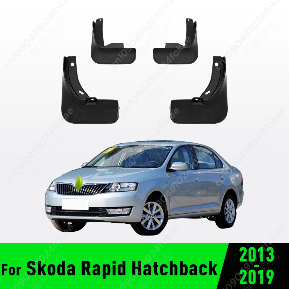 Car Front Rear Mudguards For Skoda Rapid Hatchback 2013 2014 2015 2016 2017 2018 2019 Mudflaps Accessories Splash Guard Fenders