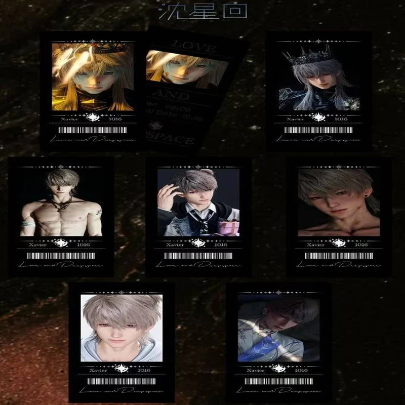 200 Stuks/Liefde En Deepspace Acryl Ticket Kaarten Verzameldoos Met Beoordeeld Holo Folie Officiële Anime Meisje Game gift