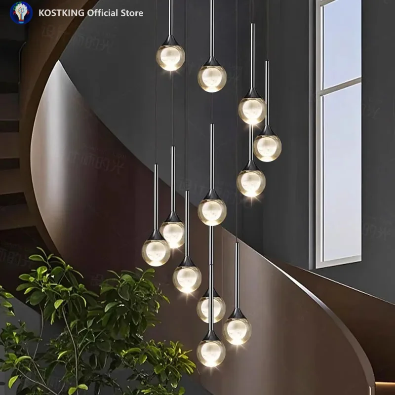 

Современный домашний декор, светодиодные светильники, подвесные светильники, лампы для лестницы, люстры для гостиной, подвесной светильник, внутреннее освещение