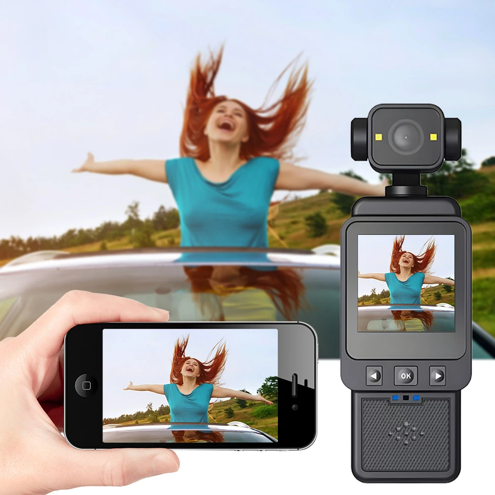 

Экшн-камера 1080P с Wi-Fi для путешествий, велоспорта, видеорегистратор для водителей, карманная камера для активного отдыха, спорта и поездок на велосипеде