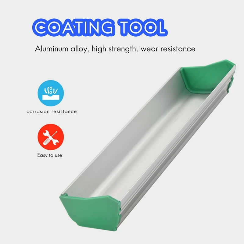 1PC Aluminum Alloy 8 Inch (20CM) Emulsion Scoop Coater Silk Screen Printing Press Tool