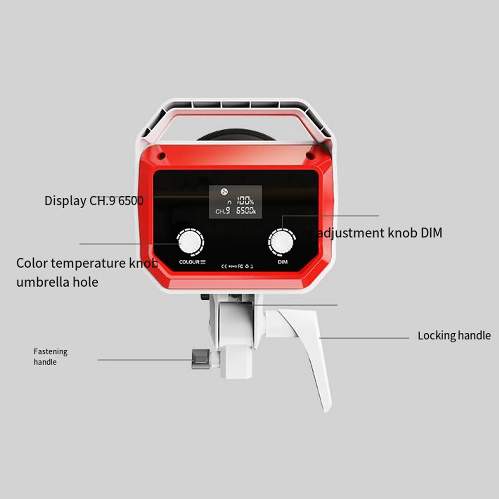 FF300XS 150 واط ثنائي اللون الأضواء 2800 كيلو-6500 كيلو COB الفيديو الضوئي التصوير الإضاءة ملء الضوء للاستوديو في الهواء الطلق