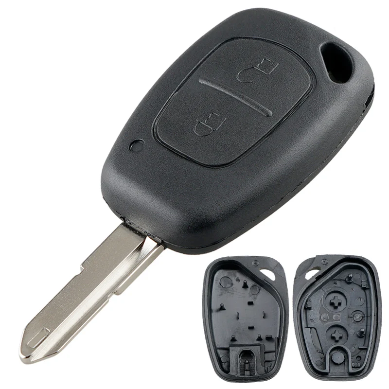 

2 Buttons Car Remote Key Shell Fob Fit for Movano Kangoo Renault Traffic Master Vivaro Key Fob Case Cover with 206 Blade