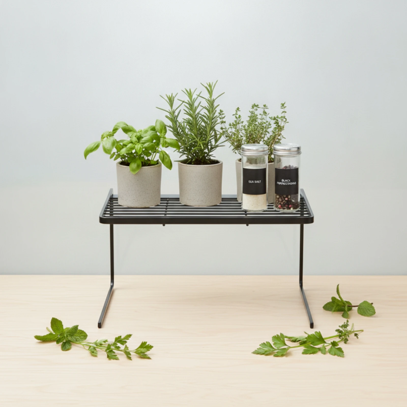 u-shaped-shelf-slatted-countertop-storage-rack-adjustable-counter-shelf-single-tier-heavy-duty