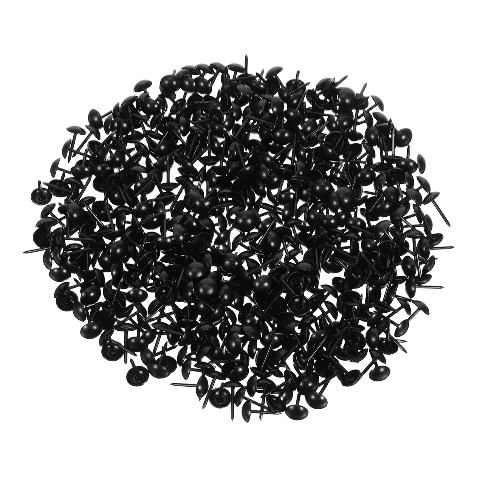 

500pcs Metal Upholstery Tacks Vintage Iron Decorative Nails 13Mmx7Mm Black Furniture Sofa Chair Carpet Studs Push Tack