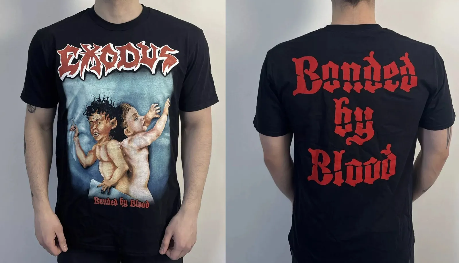 Exodus Band Bonded By Blood Double Sided T shirt Full Size S-5XL
