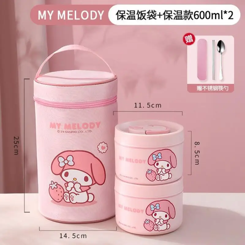 

Sanrio Hello Kitty Sus чаша Kawaii аниме детская студенческая рабочая утолщенная термостойкая изолированная чаша с защитой от падения кухонные принадлежности новинка