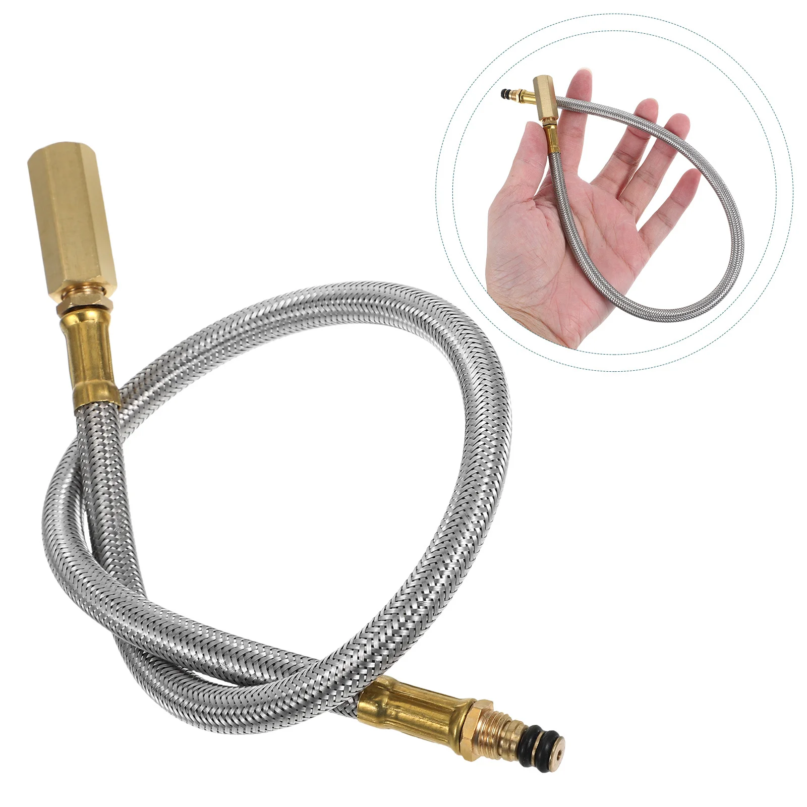 

Outdoor Camping Gas Cylinder Hose Extended Connection Tube Stove Replacement Burner Part Gas Canister Hose Grill Outdoor