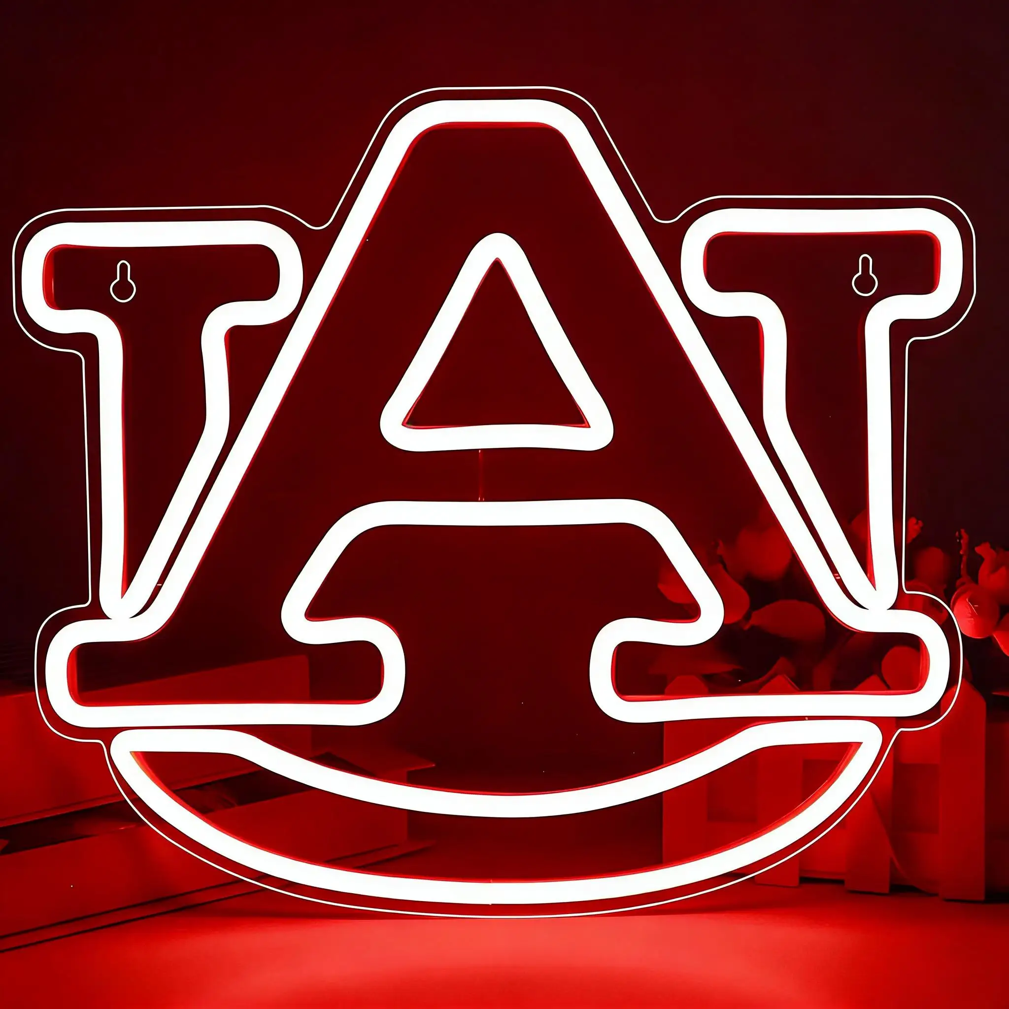 

Неоновая вывеска с названием университета, светодиодные световые вывески для бара, спальни, мужской комнаты, декора общежития, подарки для студентов колледжей и фанатов спорта