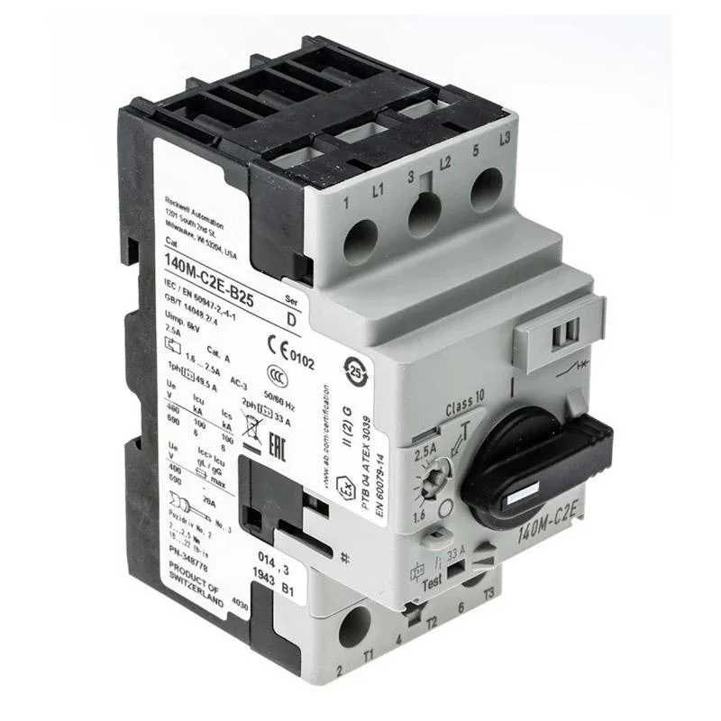 قاطع دائرة حماية المحرك 140M-C2E-C10 الأصلي وغير المستخدم