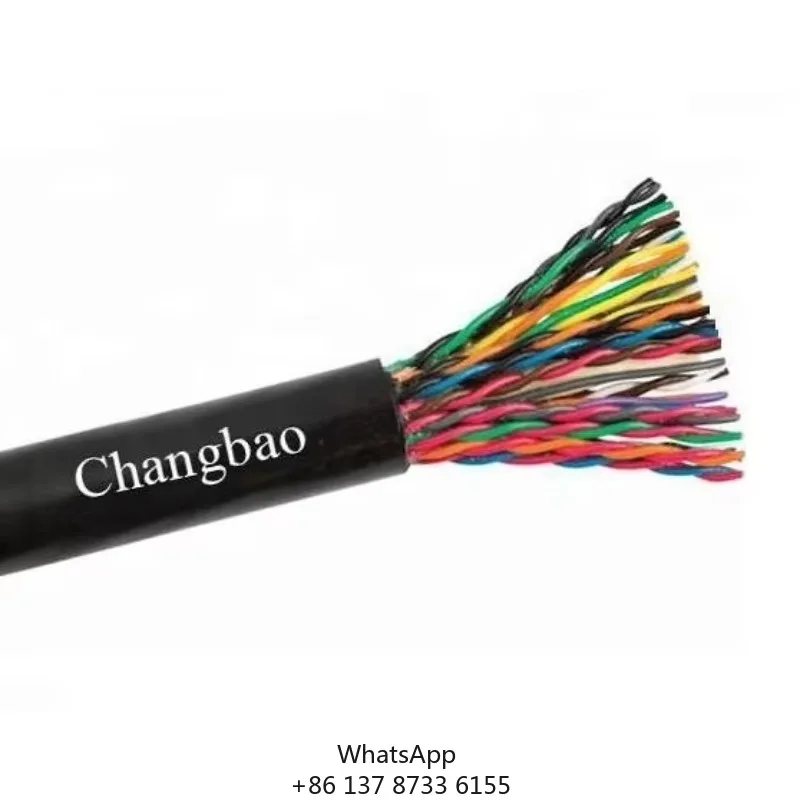 Cat5e UTP 10/16/25/50 Pair Cable - 24AWG Solid/Stranded Gel Filled Waterproof LAN Ethernet Cable Cat5e UTP Multipair Ethernet