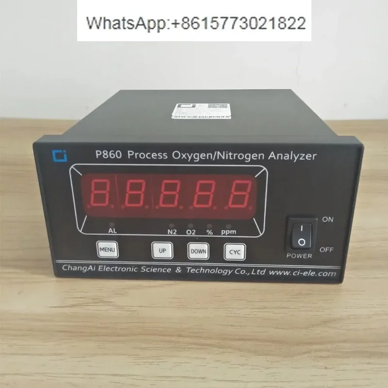 P860 Process nitrogen online monitor Oxygen purity measuring Tool concentration analyzer tester meter for air separation