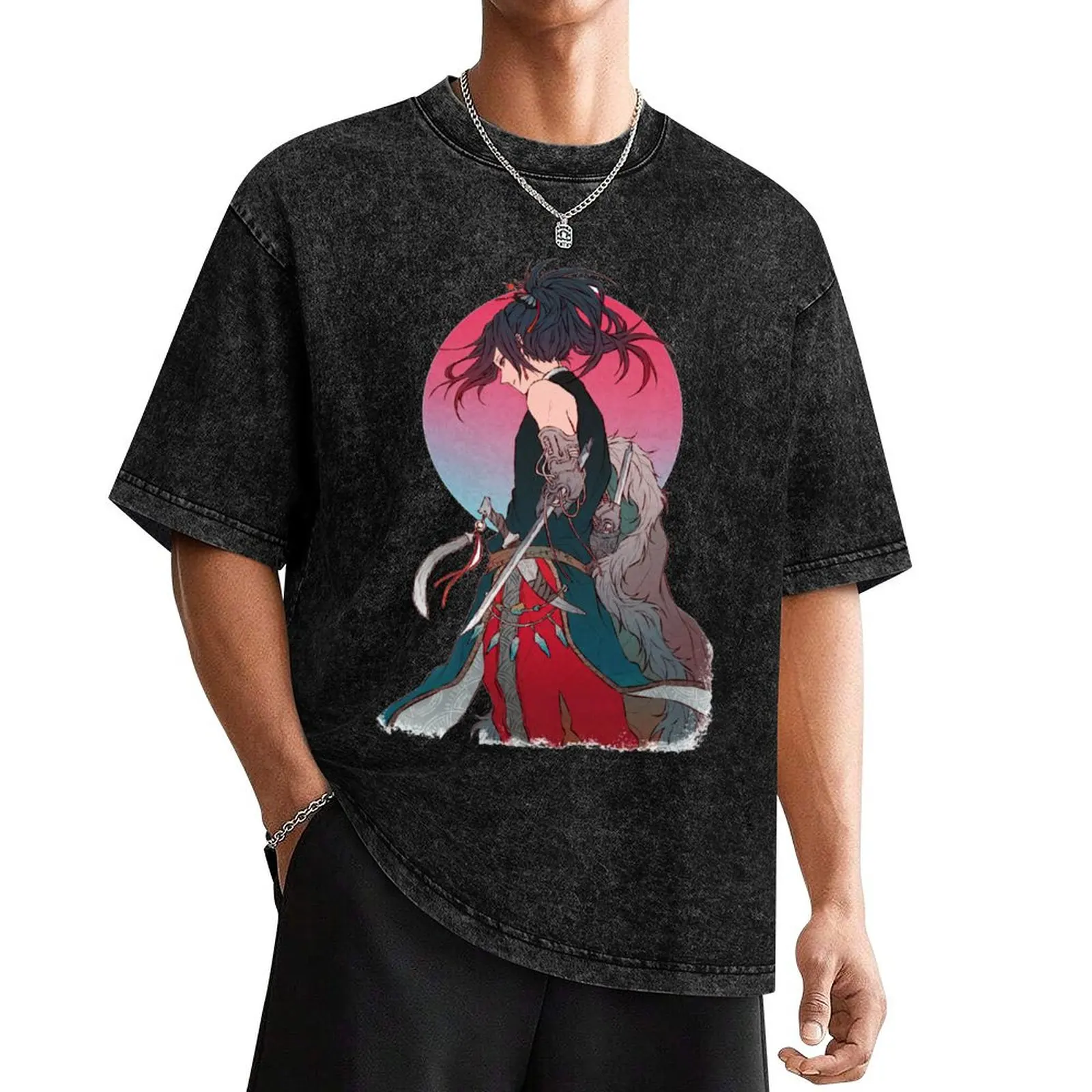 

Dororo Hyakkimaru - Anime Action T-Shirt sports fans Blouse cute tops heavyweight t shirts for men