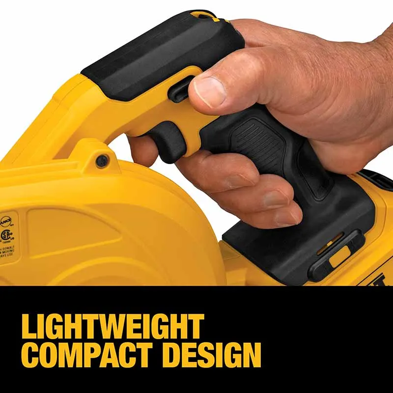 DeWalt-コードレス掃除機,20v dce100n,小型送風機,18000rpm,3スピード,調整,ほこり,充電式集塵機,ツール