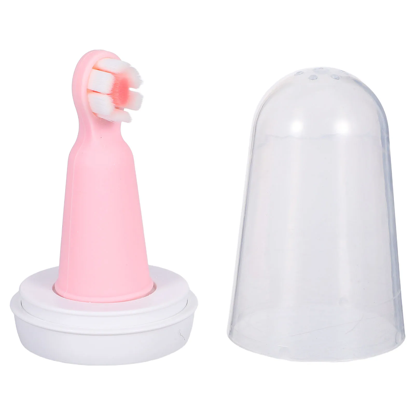 

Silicone Finger Toothbrush Three Sided Design Ultra Soft Bristles Infant Oral Care Newborn Gum Cleaning Safe Food
