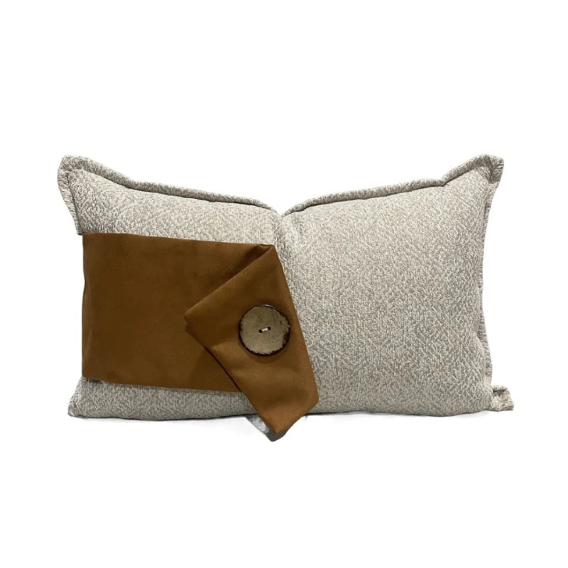 30X50M French Modern Throw Pillow Cover Homestays Light Luxury Waist Cushion Cover Decor Home Decorative Pillowcase