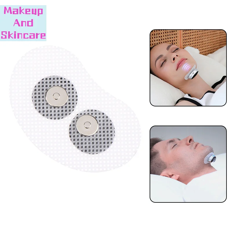 「1PC Throat Silicone Electrode Pads Smart Anti-Sleeping & Stop Snoring Device Swallowing Barrier Test Patch Nerve Stimulator」