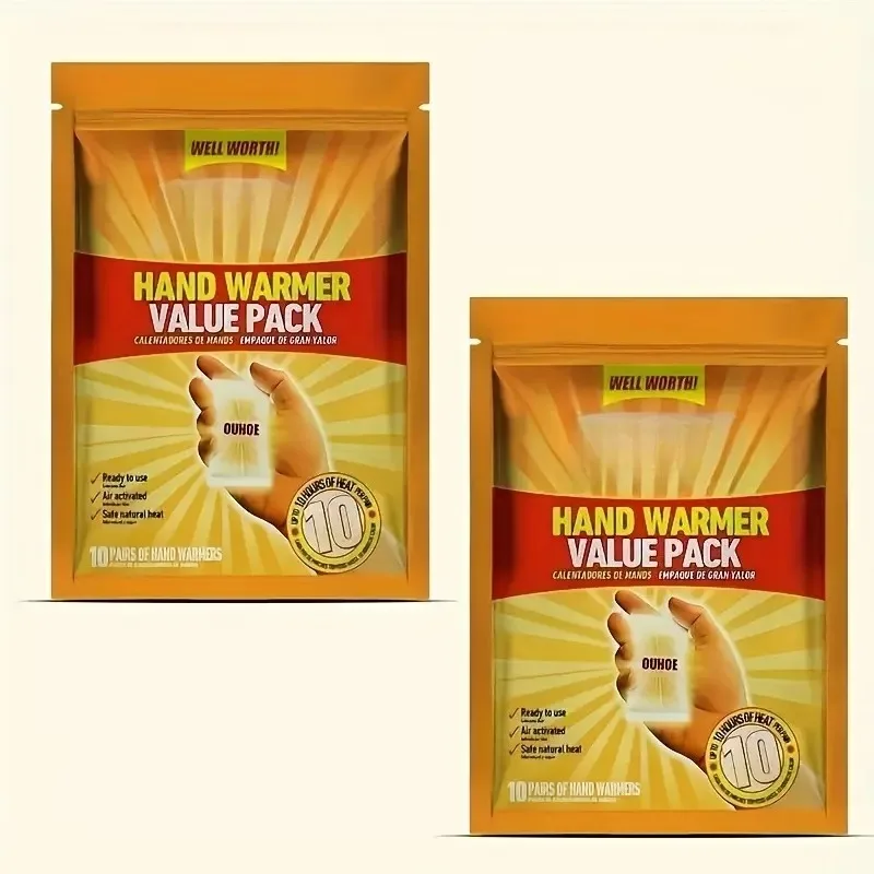

Disposable Hand Warmer Value Pack Adhesive Self-Heating Winter Cold-Proof 2 Pieces Per Bag Cannot Directly Paste The Skin