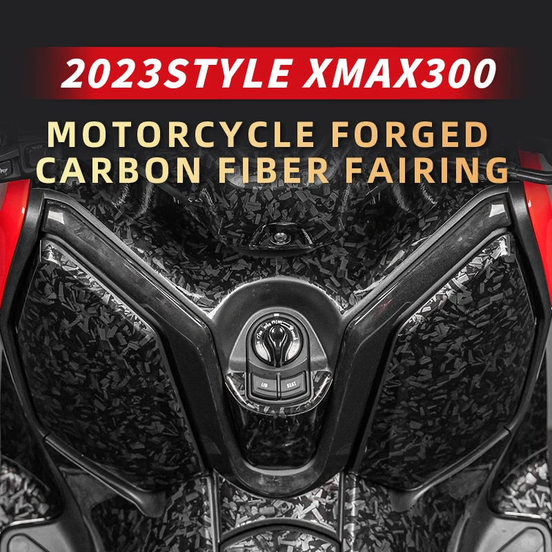 

Used For YAMAHA XMAX300 2023 Motorcycle Style Forged Carbon Fiber Protective Stickers Mainly Pasted On The Body Paint Area