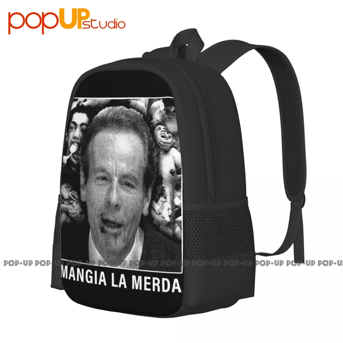 Mangia La Merda Salo 120 Days Of Sodom Cult Film Novel Backpack Large Capacity Gym Large Capacity