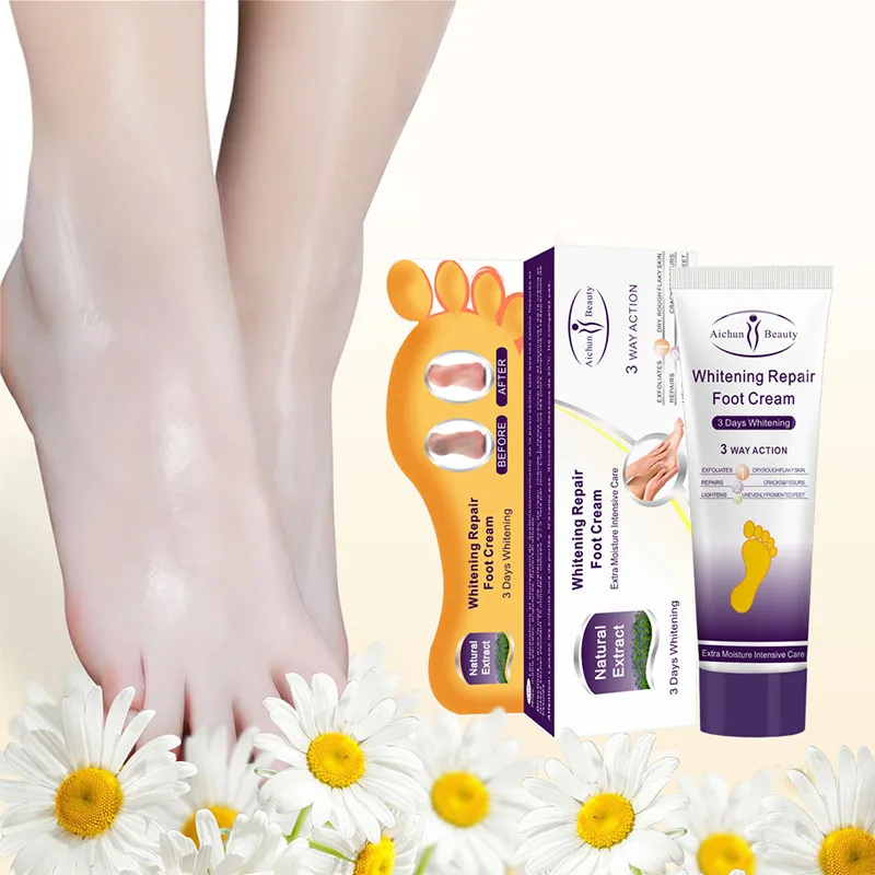 

Foot Cream Moisturizes and Nourishes Skin prevents cracking and protects feet with a soft and smooth 100g foot cream