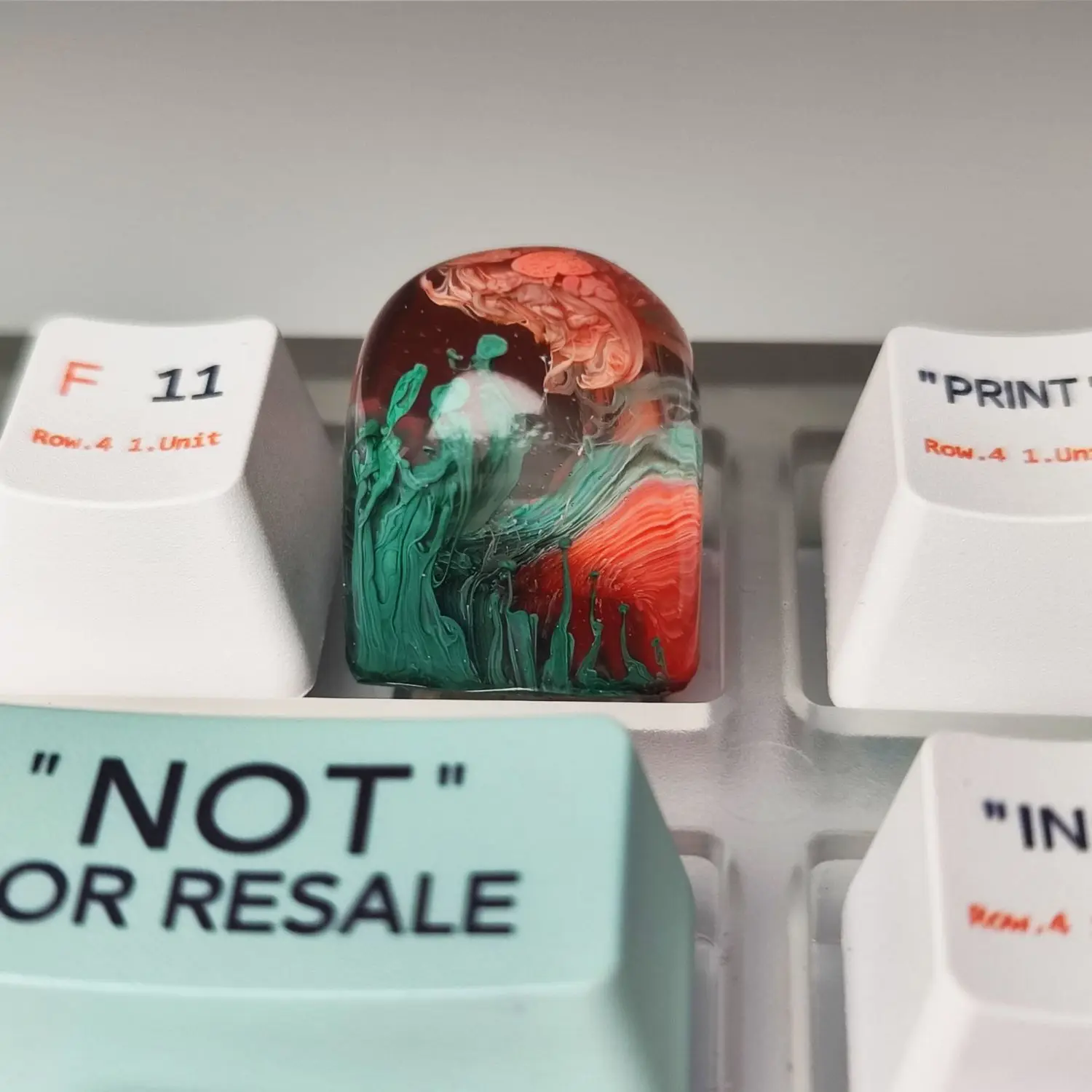 Subsea 1u keycap DOM personalized resin keycap keycap single