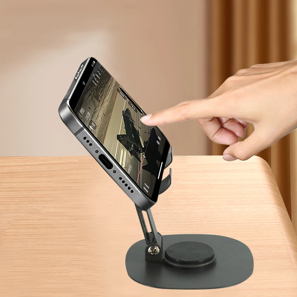 Aluminum Alloy Mobile Phone Holder Tablet Support Portable 360 Degree Rotatable Folding Stand Universal Desktop Lazy Bracket
