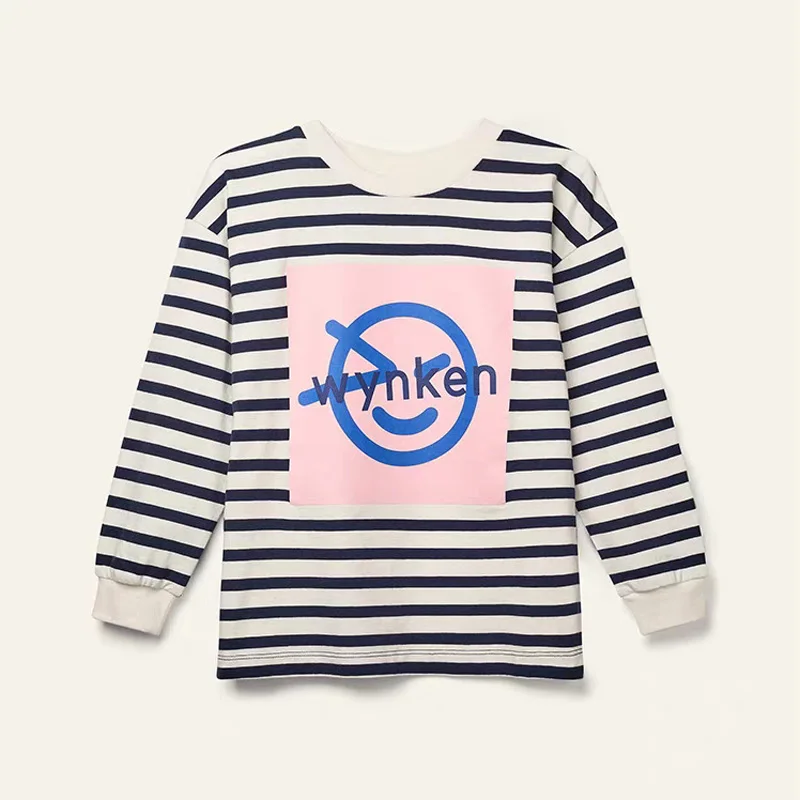 사전 판매 2025 WYN 가을 겨울 남아용 만화 긴팔 셔츠 여아용 티셔츠 아동복 티셔츠 레깅스 세트