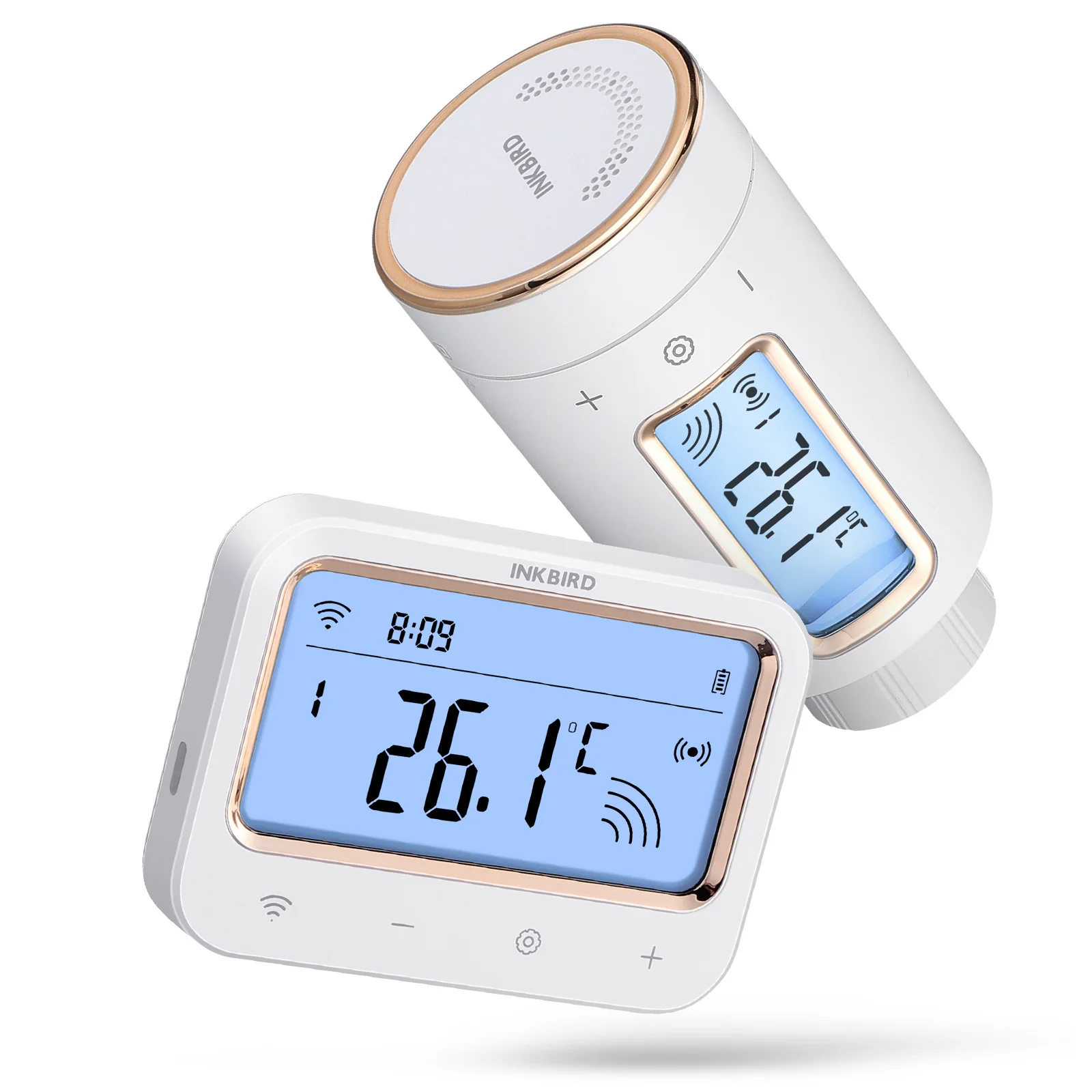 Inkbird WiFi Radiator Control Thermostatic IRC-RW1Radiator Valve App Remote Intelligent Temperature Controller Alexa  Home