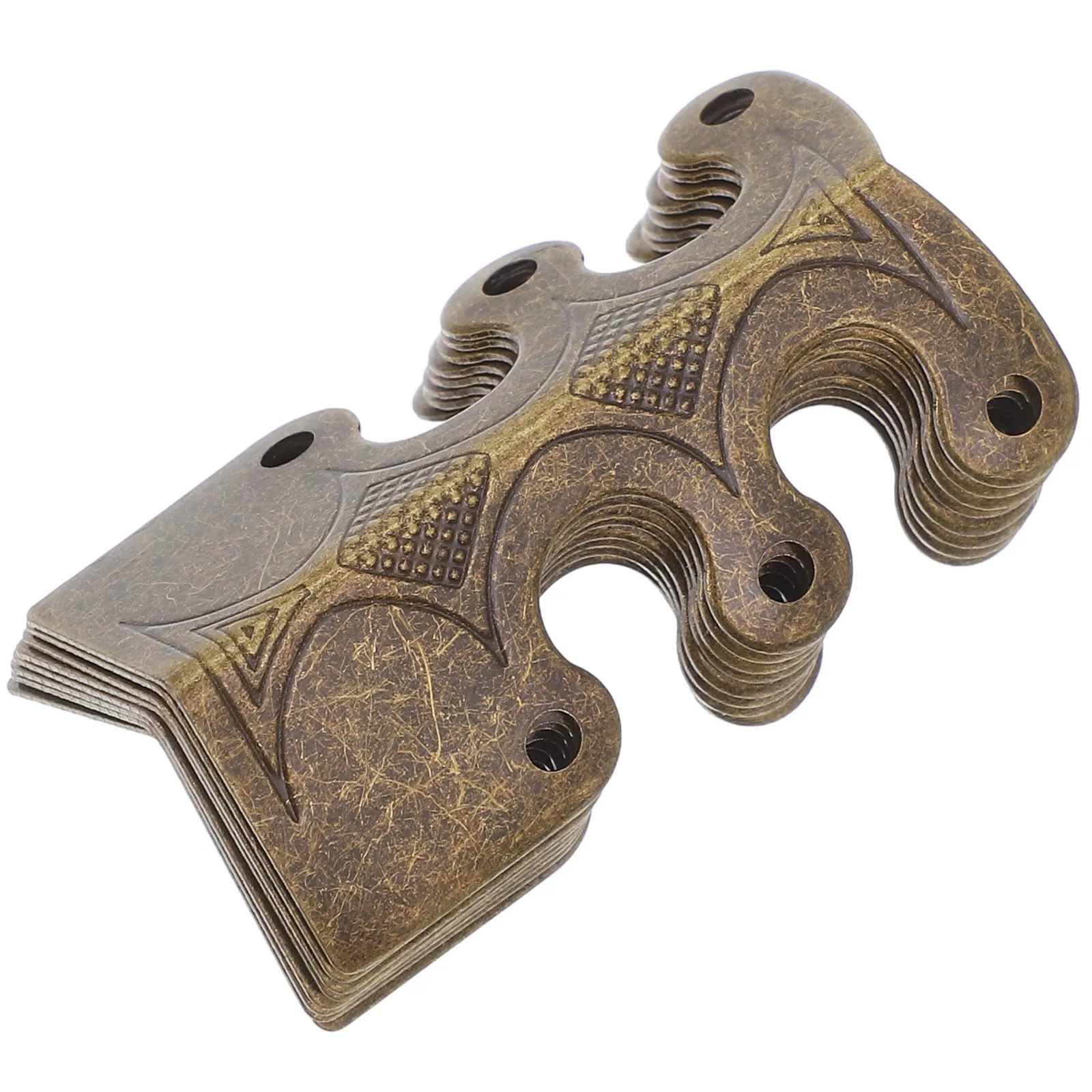 

1Set Corner Protectors Jewelry Case Feet Leg Corner Vintage Metal Edge Guard Box Decorative Brackets Jewelry Box Guard