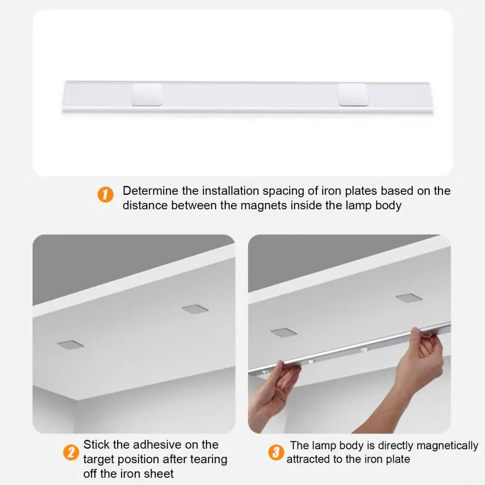 Convenient Simple Installation Always-on Mode Wireless LED Night Light Motion Sensor Lamp Bedroom Supplies