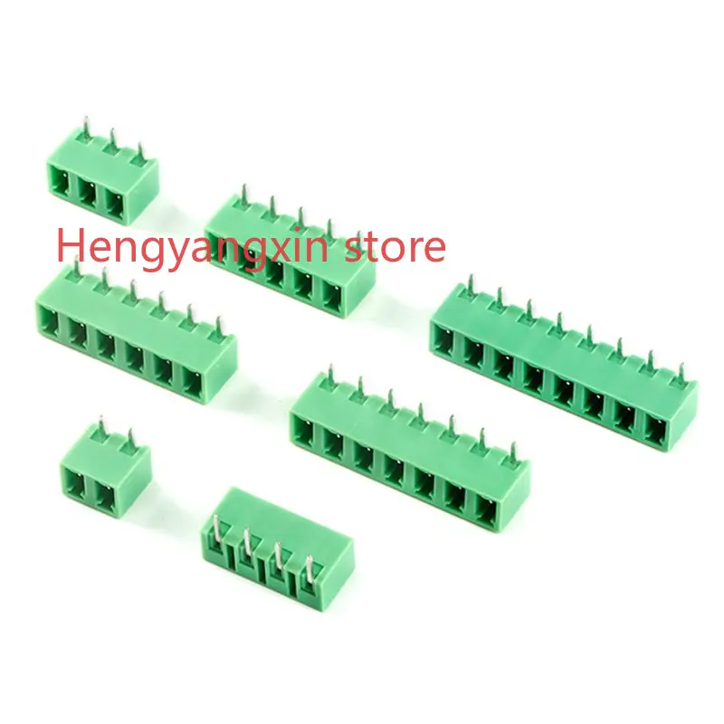 10PCS KF2EDG15R-5.08-2P/3P/4P/5P/6P/7P/8P Pluggable Connector Terminal Angled Pin Socket 300V 8A 5.08mm Pitch KF2EDG15R-5.08-2P