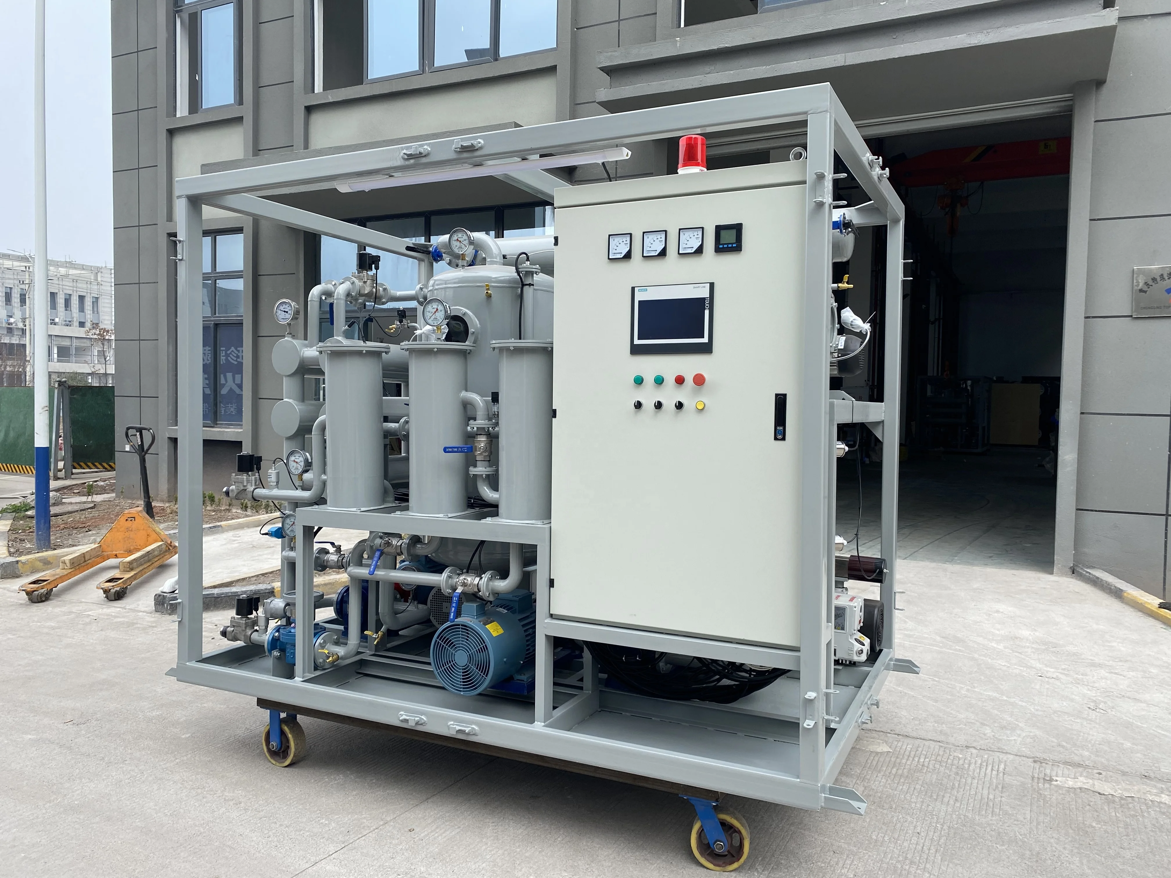 آلة تنقية زيت المحولات الأوتوماتيكية المستخدمة PLC ZYD-A #3