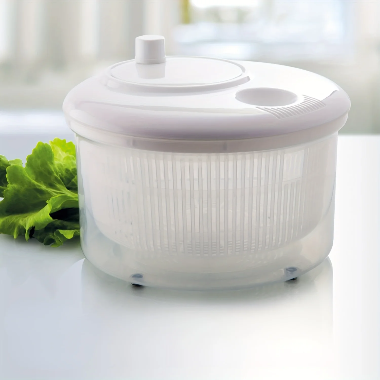 

1pc Vegetables Dryer, Salad Spinner, Fruits Basket, Vegetables Washer Dryer, Fruit Drainer, Lettuce Spinner, Colander Basket, Dr
