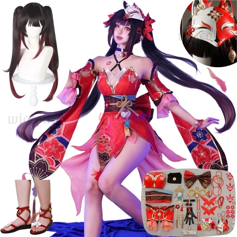 IN STOCK Sparkle Cosplay Costume Game Honkai: Star Rail Cosplay Wig Shoes Women Cute Costume Hanabi Cosplay High Quality Suit