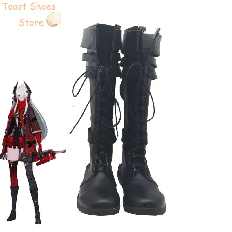 Game GRAY RAVEN PUNISHING Lucia Crimson Abyss Cosplay Shoes Halloween Carnival Boots Cosplay Prop Anime PU Shoes Costume Prop