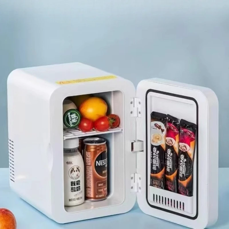 

‌8L Portable Mini Fridge: Dual-Mode Cooling/Heating USB AC Powered for Car/Home/Dorm - Low Noise Energy Saving Breastmilk
