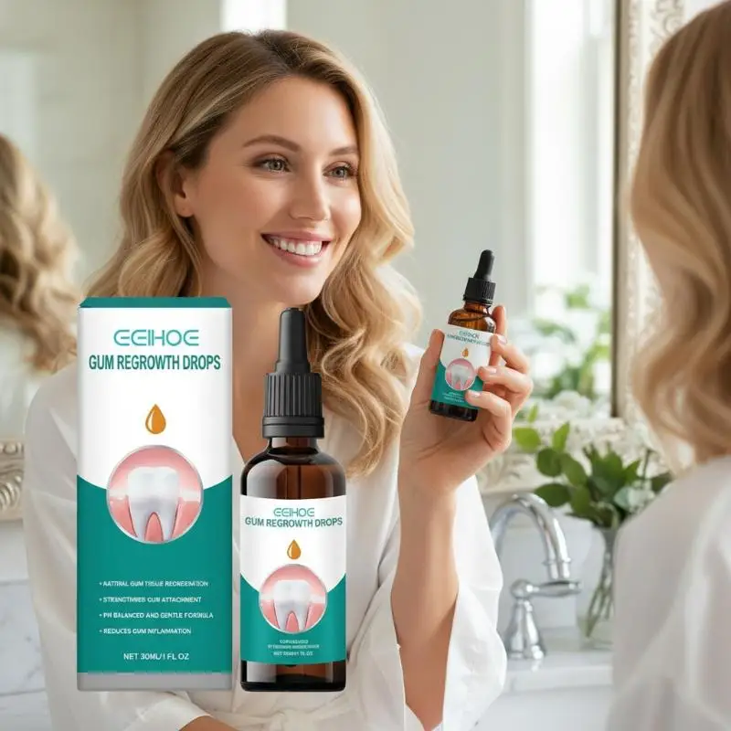 Gingival repair drops Quickly Repair of Cavities Caries Teeth Whiten Remove Yellow Plaque Stains Relieve Gums Toothpaste