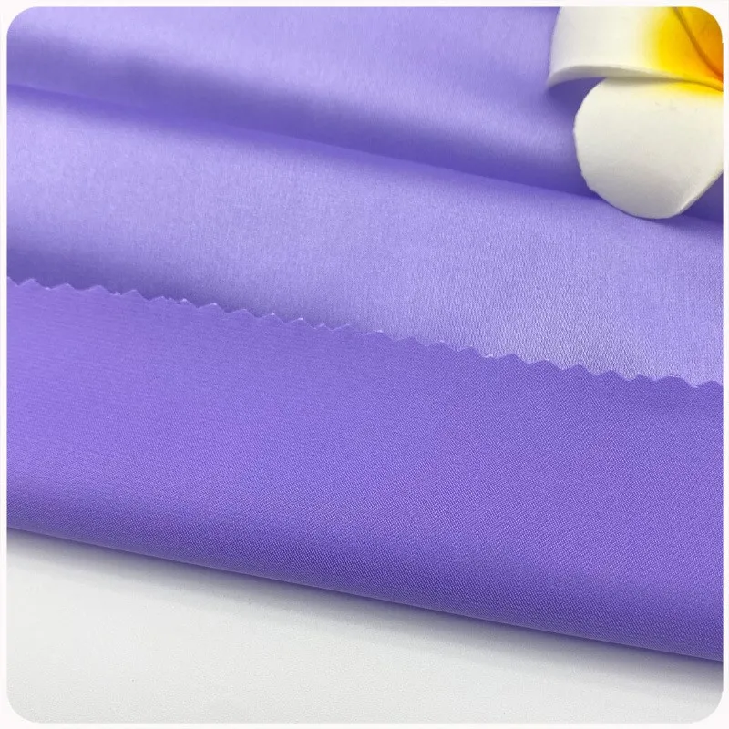 

High-elasticity satin with elastic color imitation silk soft and comfortable halter dress home wear evening fabric