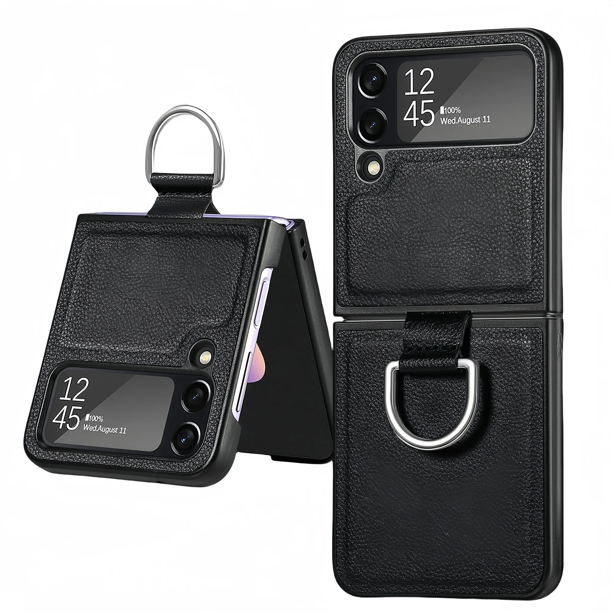 for Samsung Z flip 4 3 6 5 flip6 flip5 Anti-Scratch Bag Case for Samsung Galaxy Z Flip 4 3 5G Flip4 Flip3 Leather Accessories