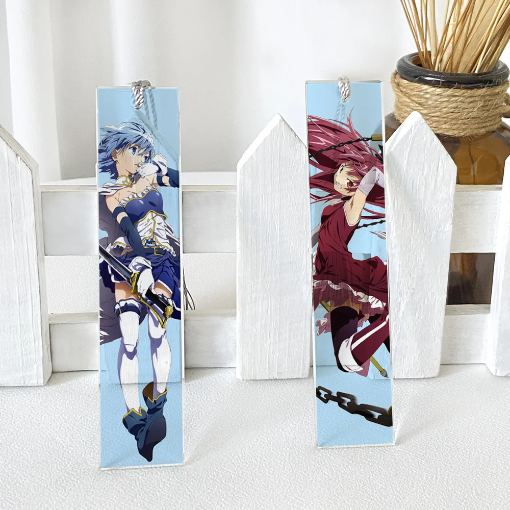 

Anime Puella Magi Madoka Magica Kaname Madoka Crystal Transparent Bookmark Creative Bookmarks 3417 Stationery Accessories
