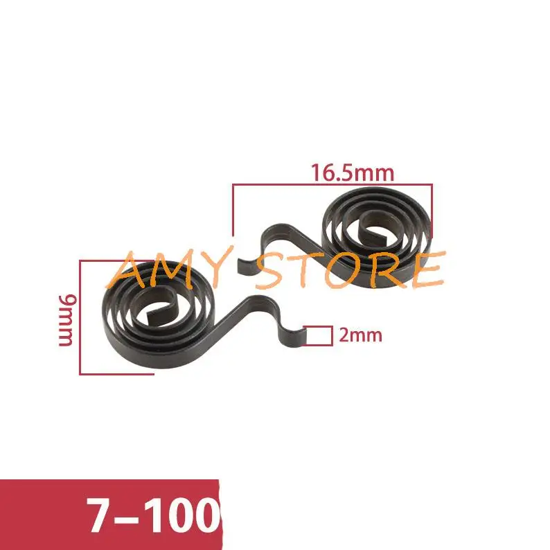 4pcs Repair Part CarbonBrush Holder Coil Spring for Bosch 6-100 GWS7-100 Bosch 180 Angle Grinder Dragon 6 10 13mm Electric Drill