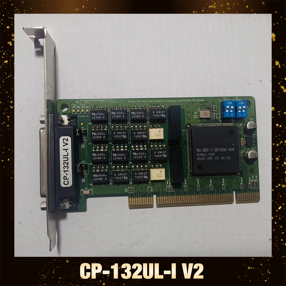

Для MOXA industrial serial port card CP-132UL-I V2 dual port RS422/485