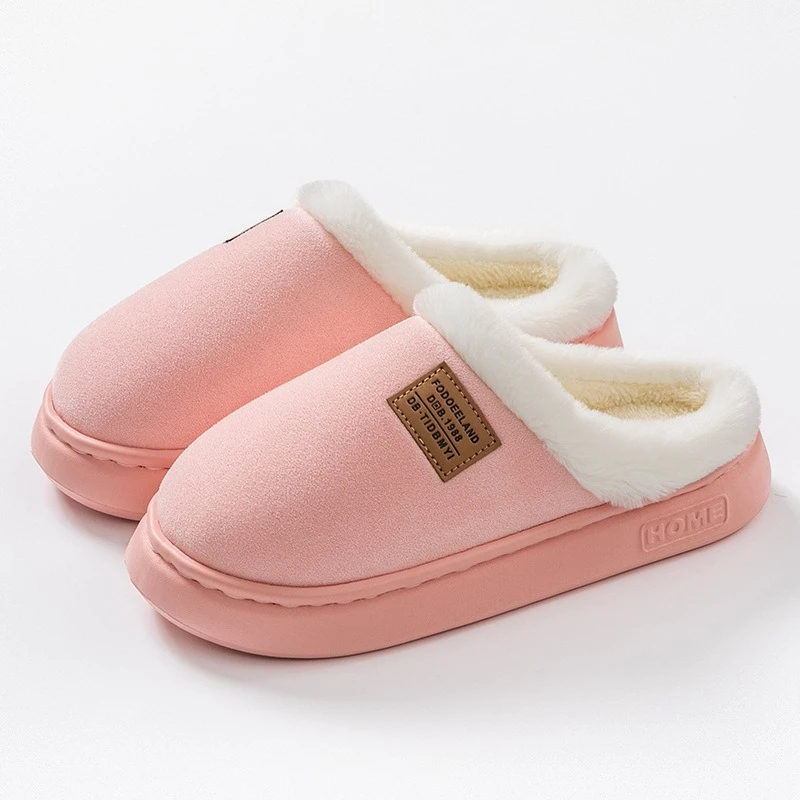 2025年冬 シンプルでおしゃれな綿製滑り止め厚底暖かく快適なホームスリッパ アウトドア綿製スリッパ