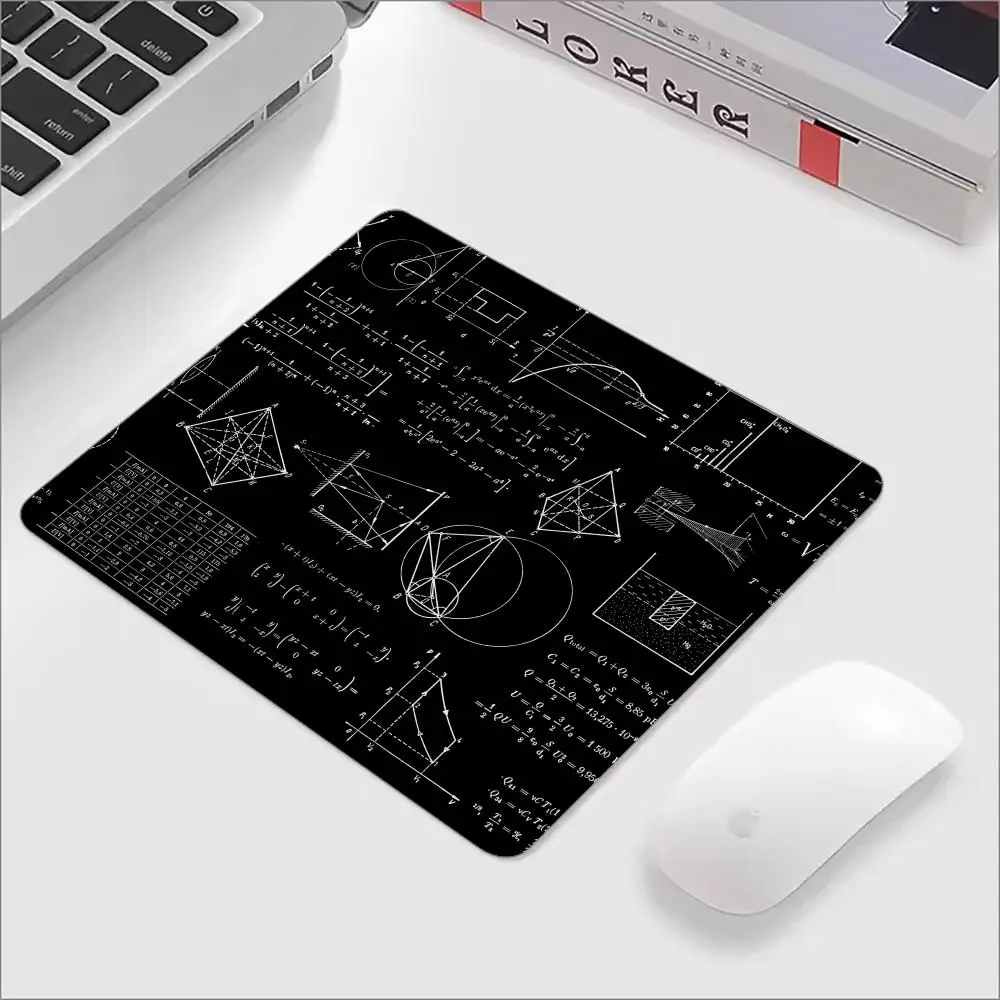 Science Formula Mouse Pad 22x18 40x45 XS Square Computer Office Game Table Mats Rubber Anti-slip Mousepads Small Decor Desk Pads