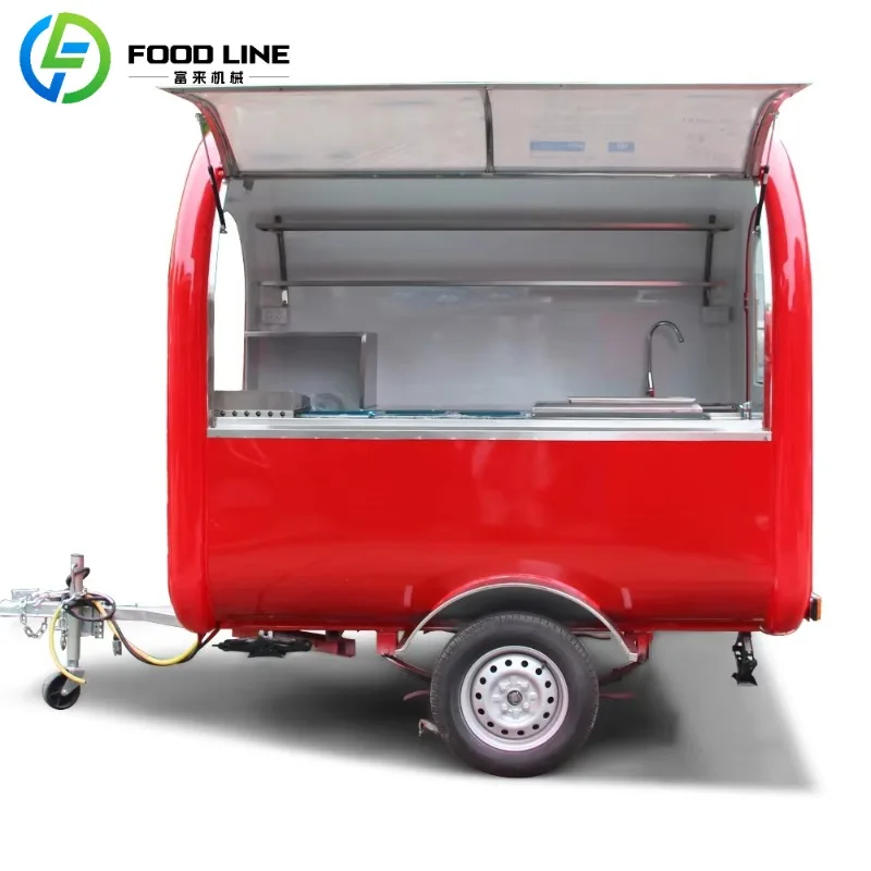 Custom Ice Cream Food Truck Trailer Mobile Pizza BBQ Event Buy USA Approved French Standard For Business Catering Price